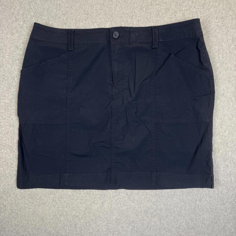 Chico's Women's Size 2.5, US 14 Black A Line Mini Skirt